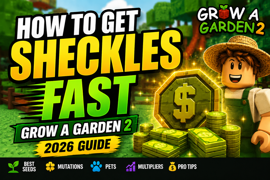 How to Get Sheckles Fast in Grow a Garden 2 (2026 Guide)