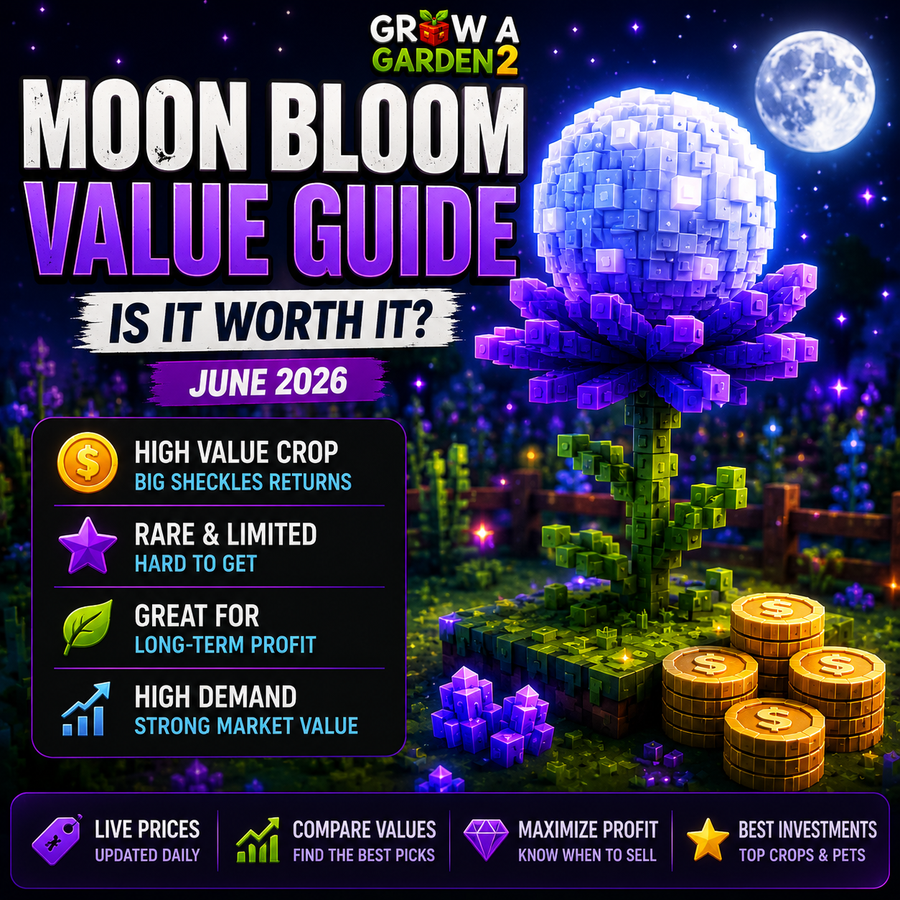 Moon Bloom Value Guide: Is It Worth It in Grow a Garden 2?
